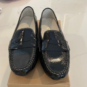 BRAND NEW - Cole Haan Black Patent Leather Driving Moccasin - Size 9.5